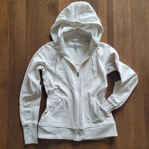 Athleta Fleece Zip-Up Hoodie Small